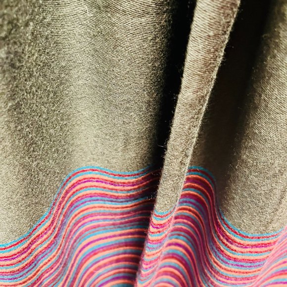 Modern Rose Pashmina Scarf - Picture 6 of 8